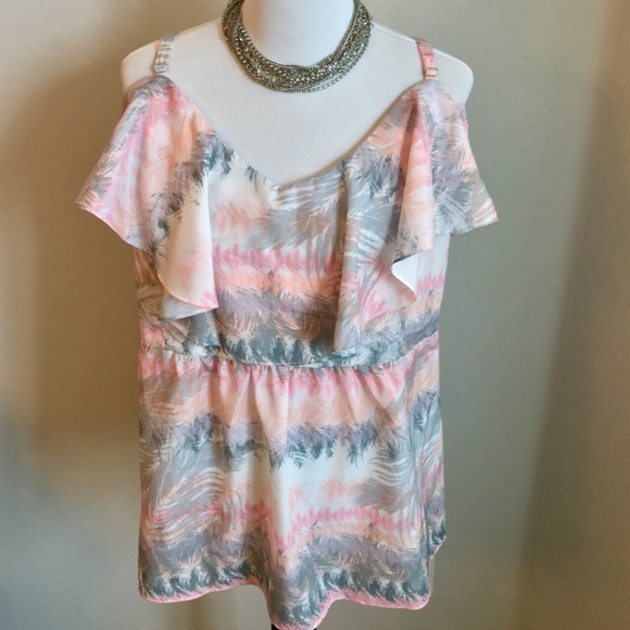 COPY - Ruffled Tank by City Chic - Picture 2 of 6